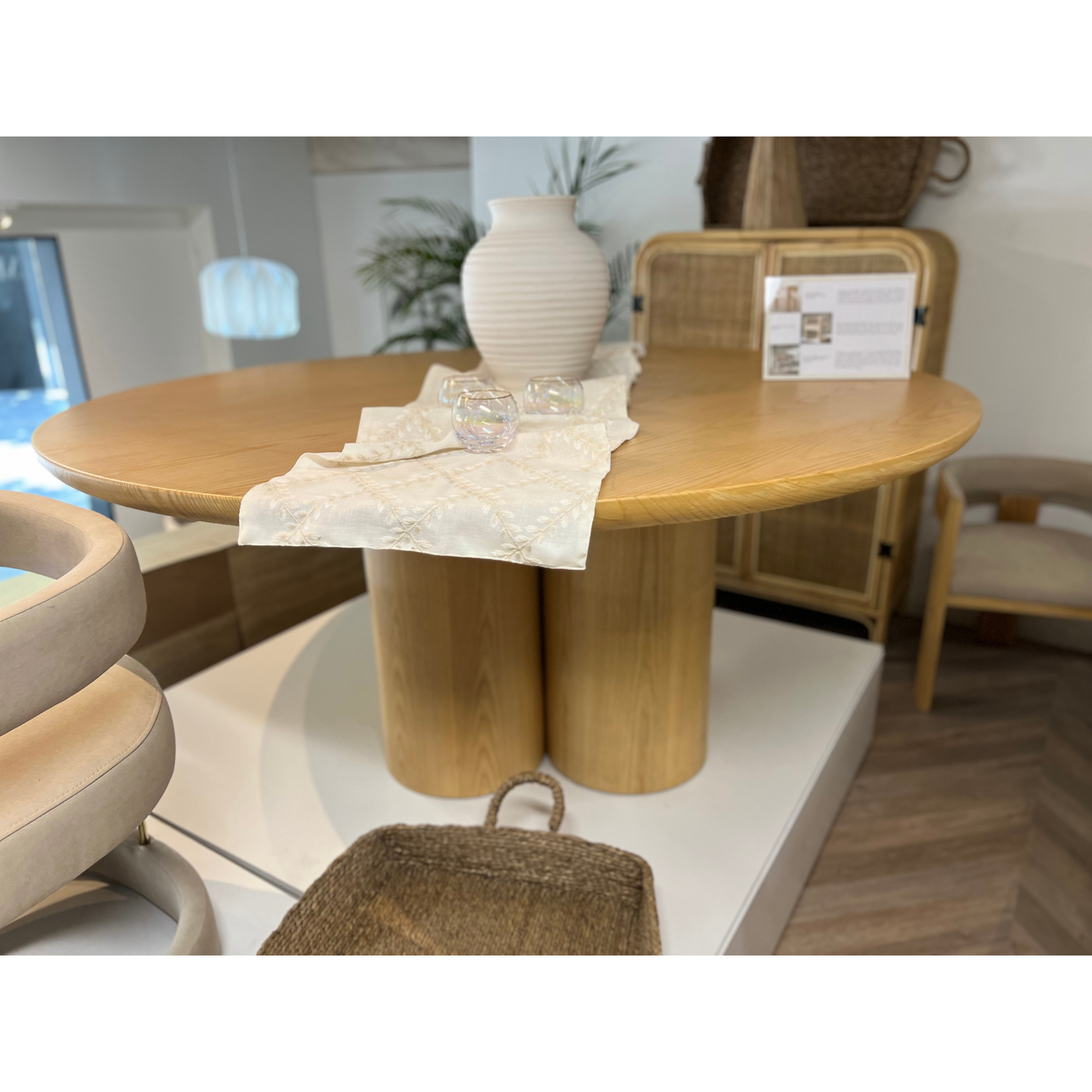 Capri Round Dining Table - Ready to Ship