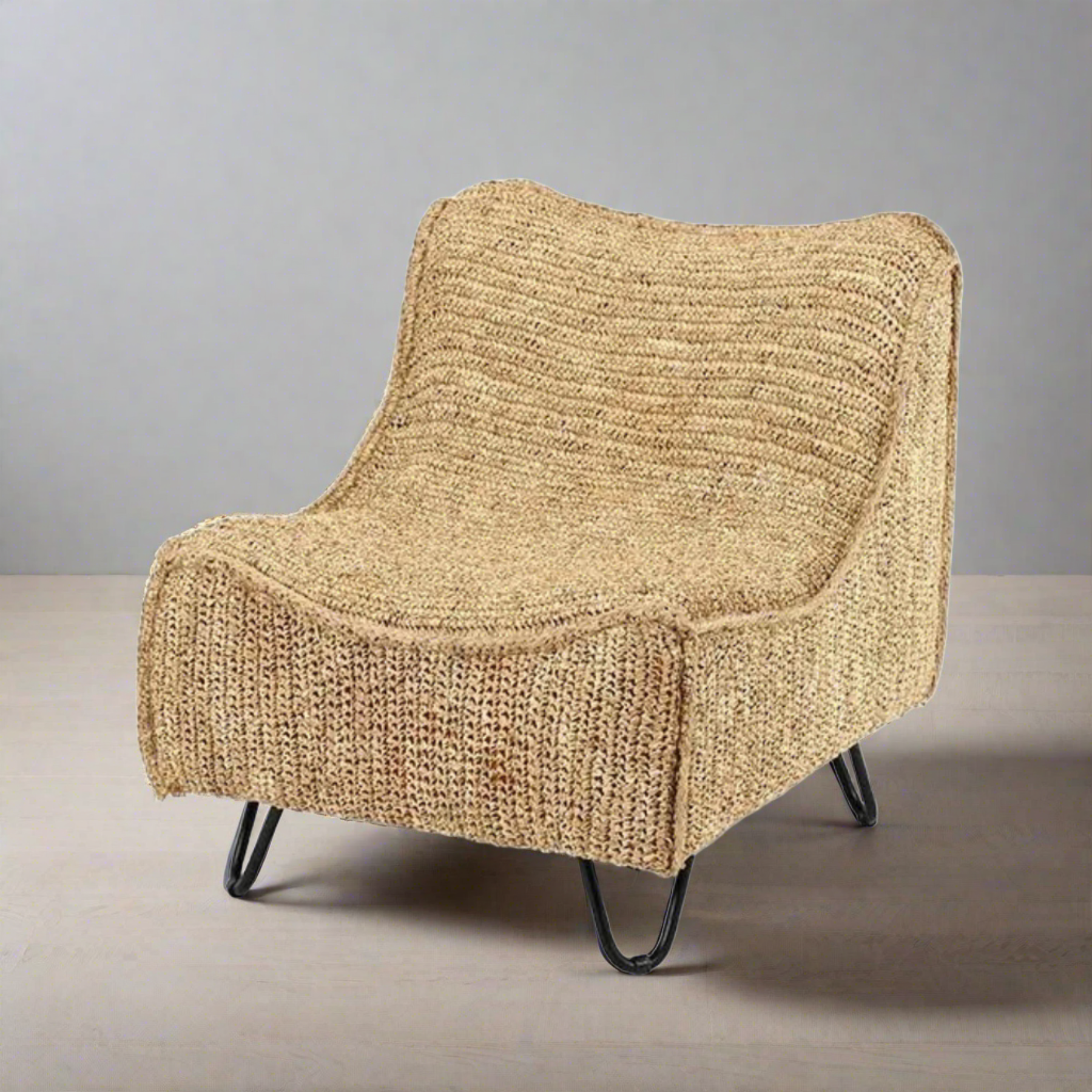 Pompeii Occasional Indoor and Outdoor One Seater Rattan Sofa - Ready to Ship