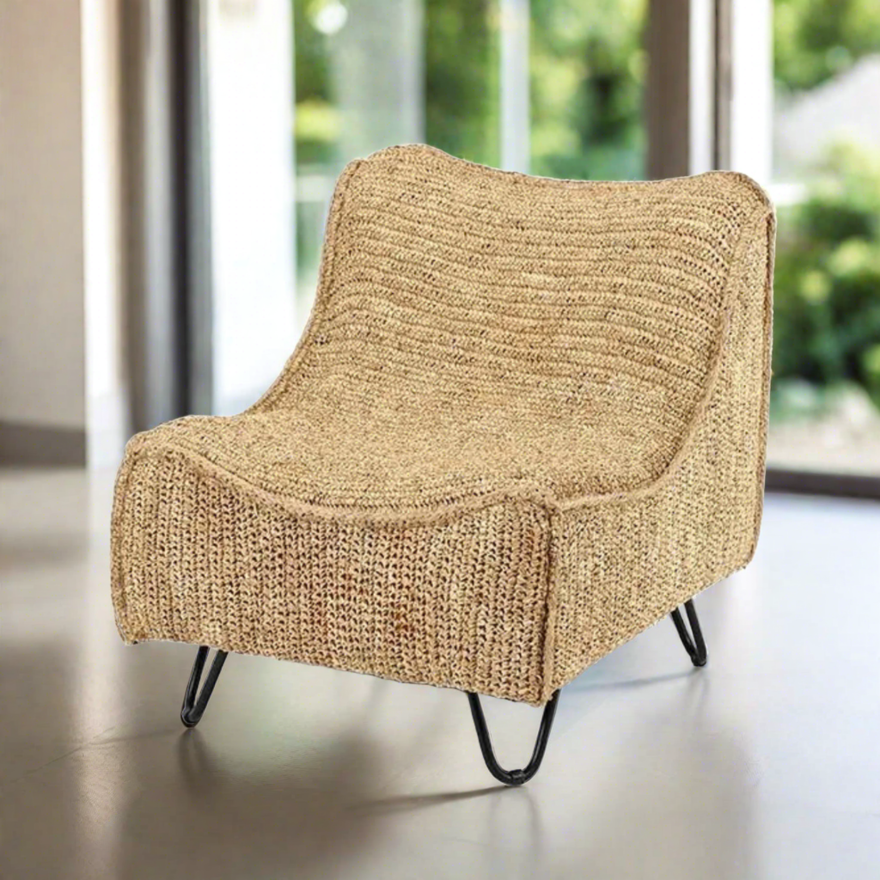 Pompeii Occasional Indoor and Outdoor One Seater Rattan Sofa - Ready to Ship