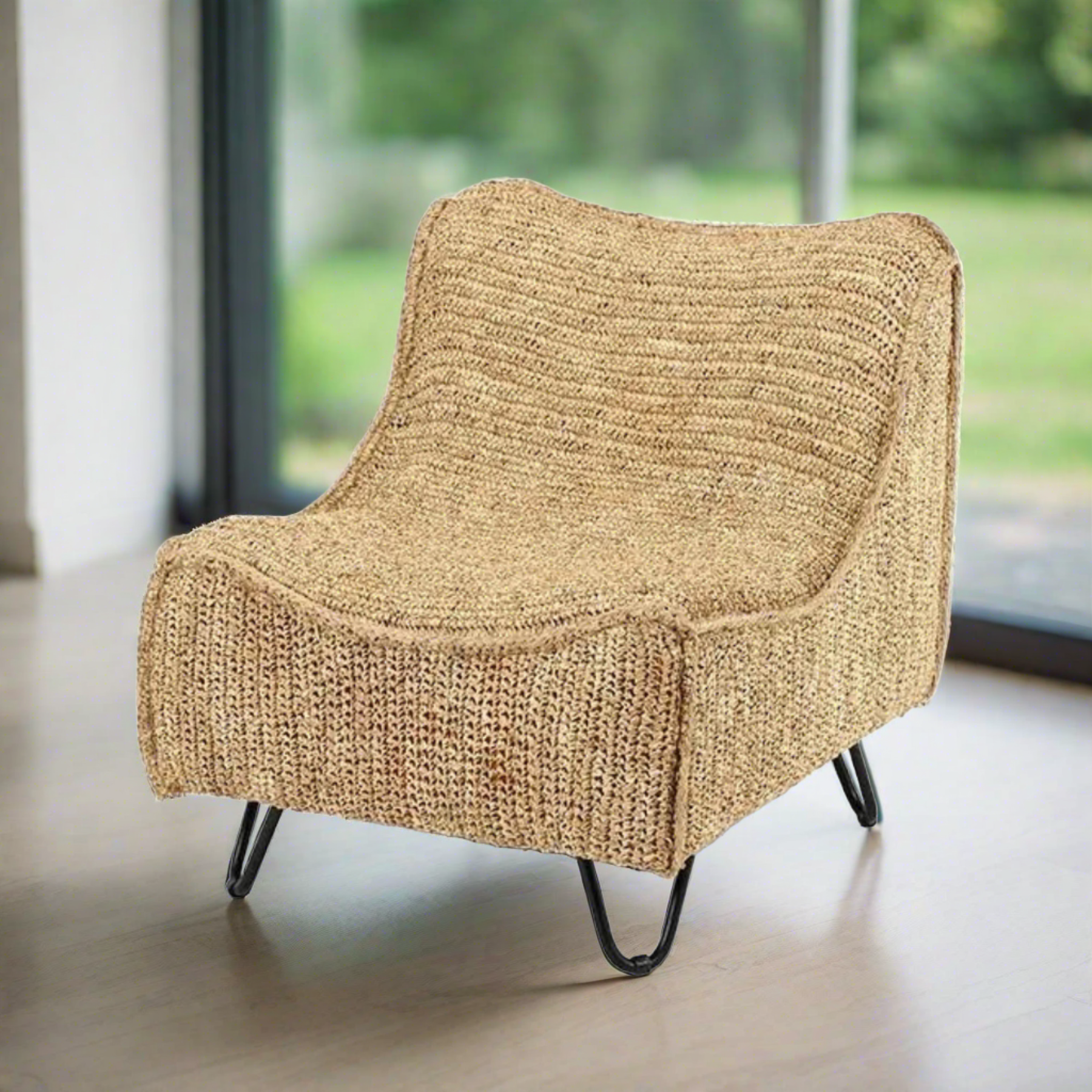 Pompeii Occasional Indoor and Outdoor One Seater Rattan Sofa - Ready to Ship