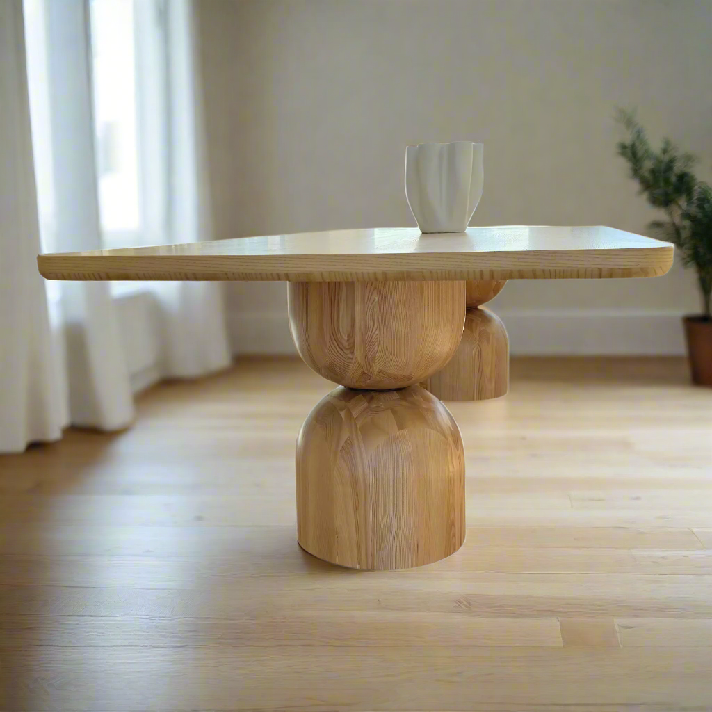 Baobab Oval Wood Dining Table - Ready to Ship