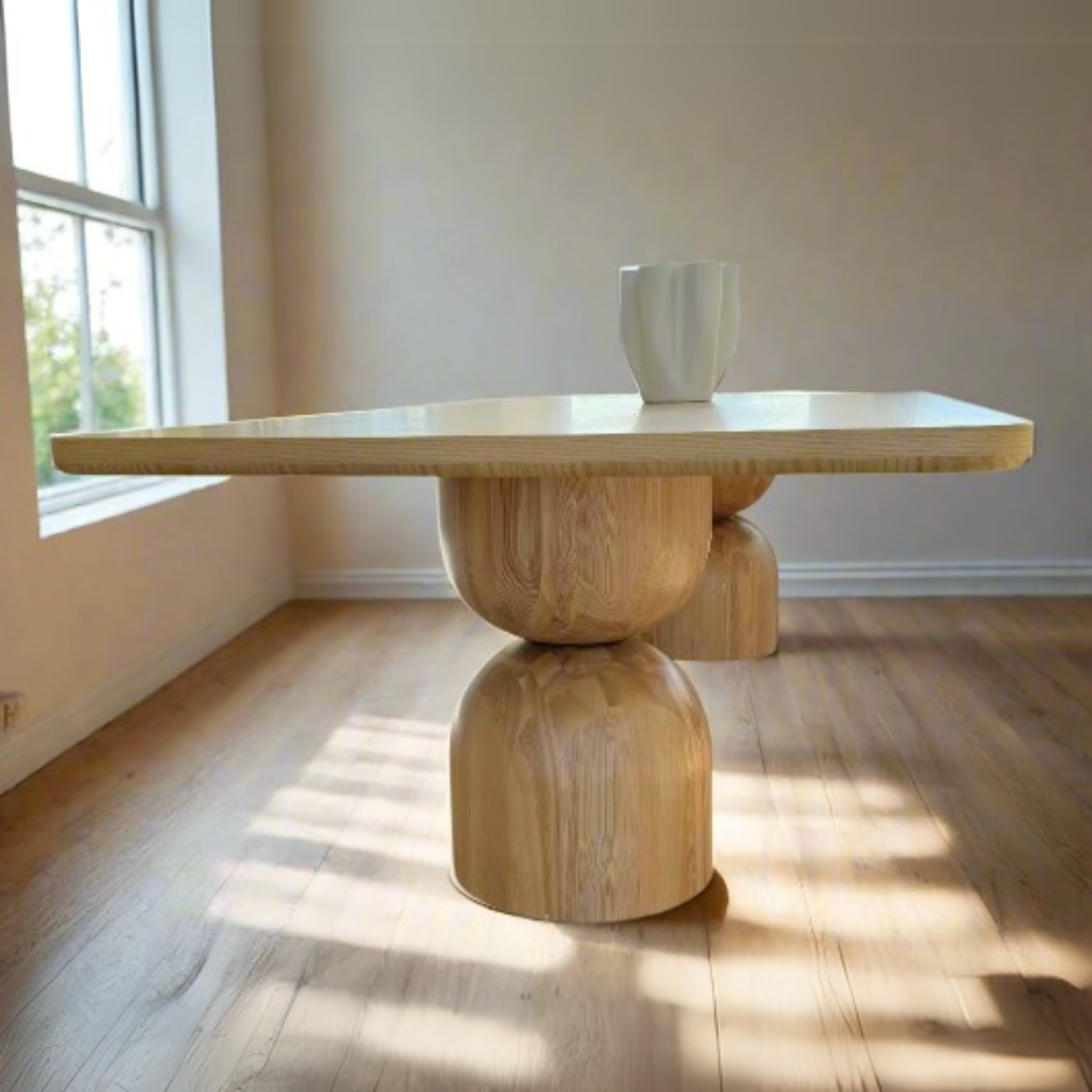 Baobab Oval Wood Dining Table - Ready to Ship