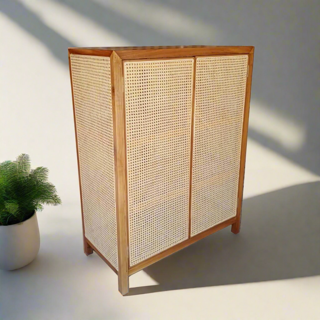 Borneo Ratan Cabinet Living Room & Bedroom - Ready to Ship