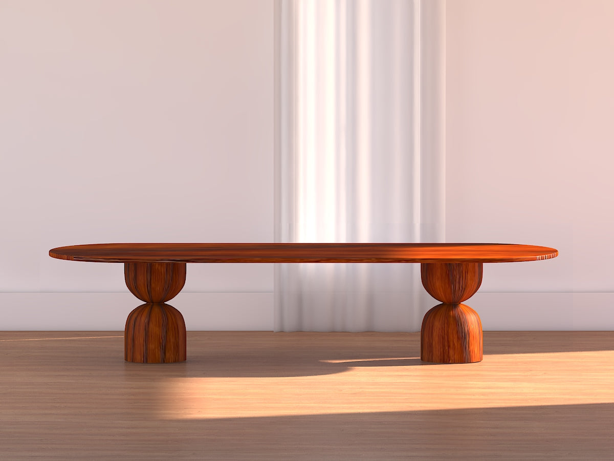 Baobab Oval Wood Dining Table - Ready to Ship