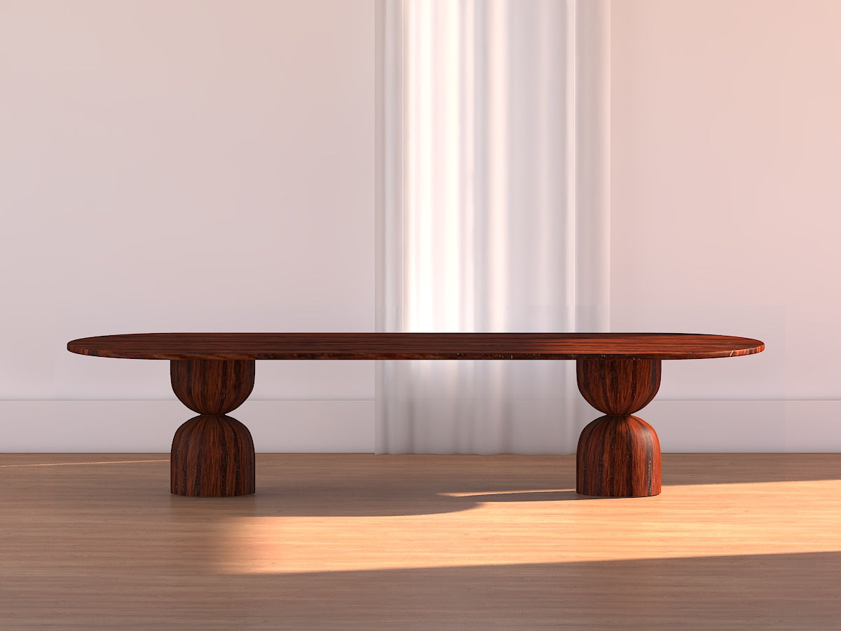 Baobab Oval Wood Dining Table - Ready to Ship