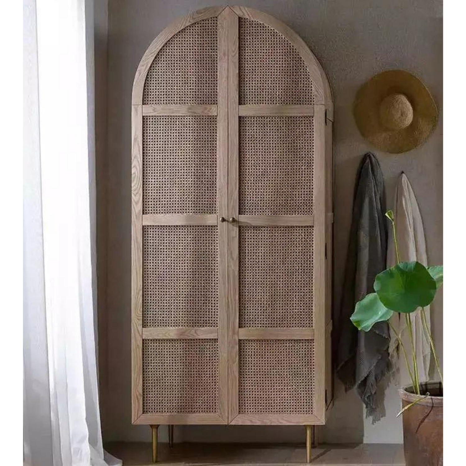 Dublin Arch Ratan Cabinet  Living Room & Bedroom