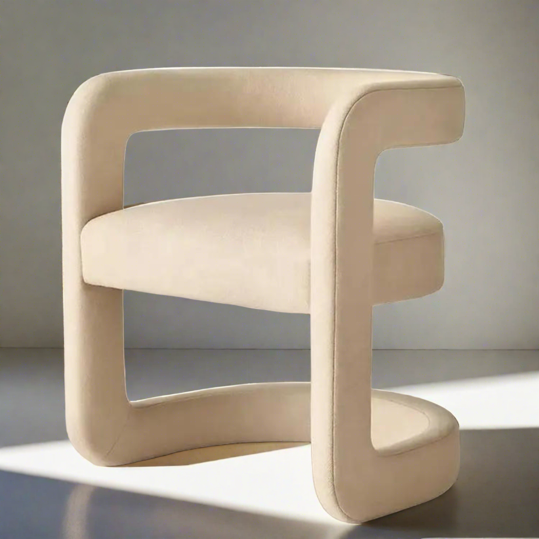 Georgia Dining Chair | Beige Colour - Ready to Ship