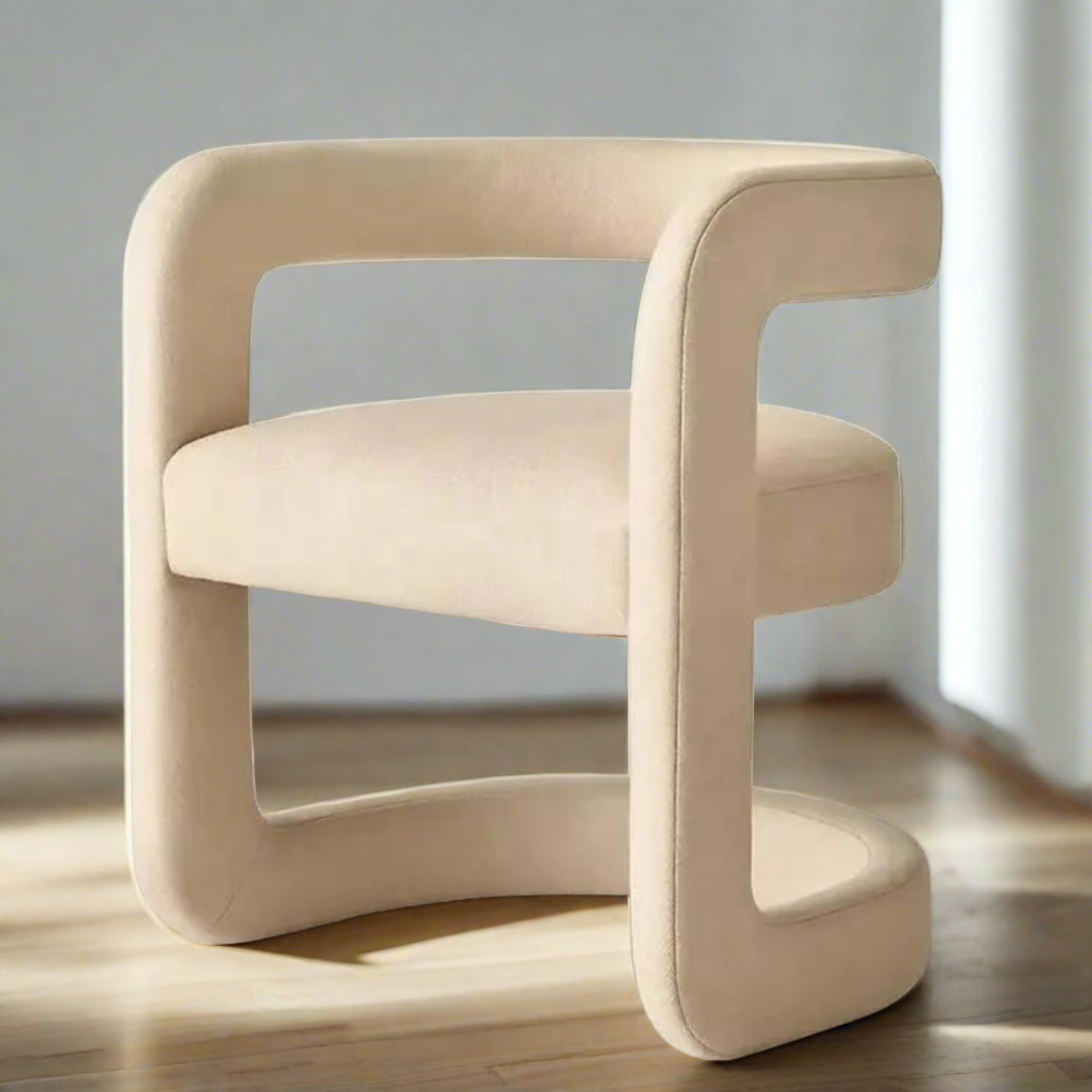 Georgia Dining Chair | Beige Colour - Ready to Ship
