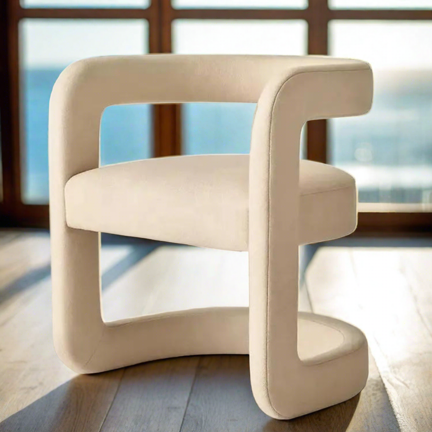 Georgia Dining Chair | Beige Colour -  Ready to Ship