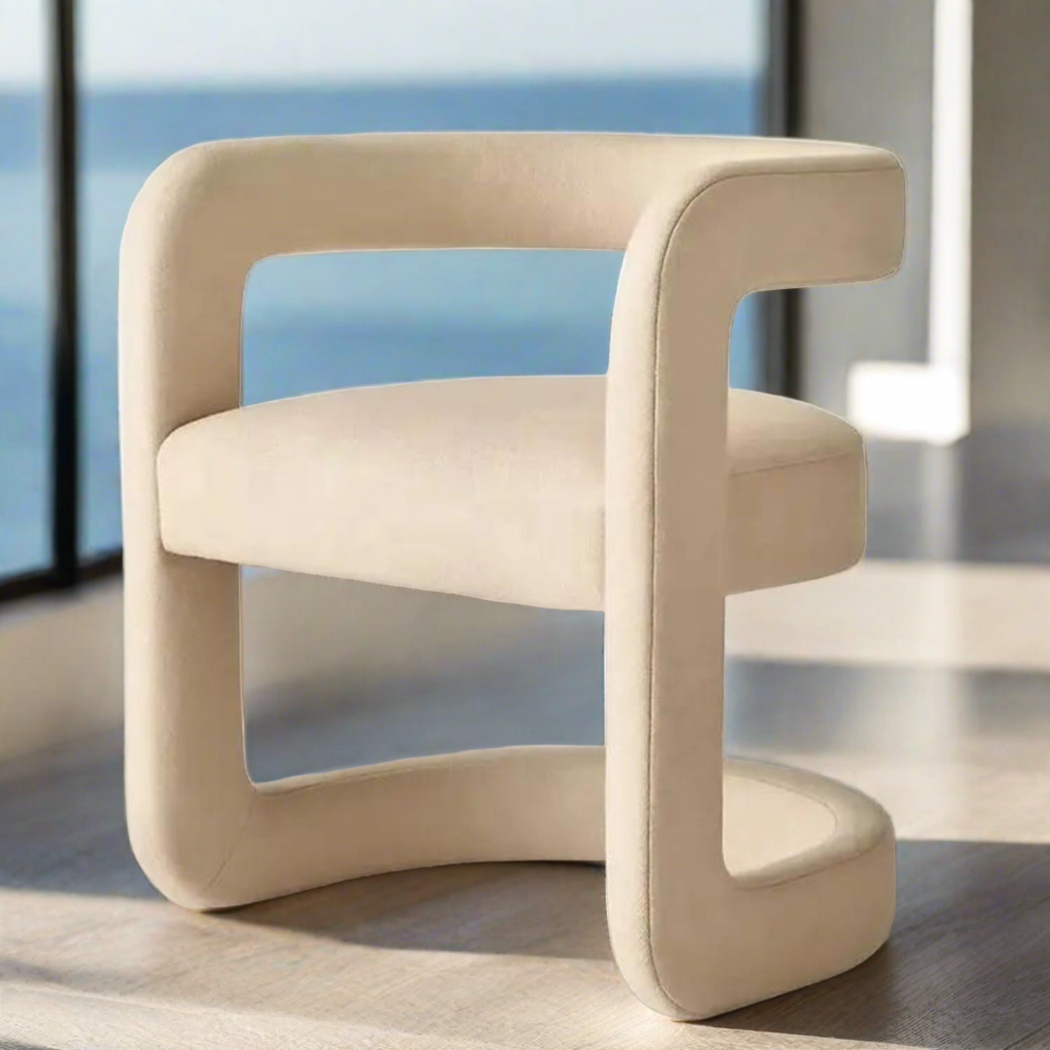 Georgia Dining Chair | Beige Colour -  Ready to Ship