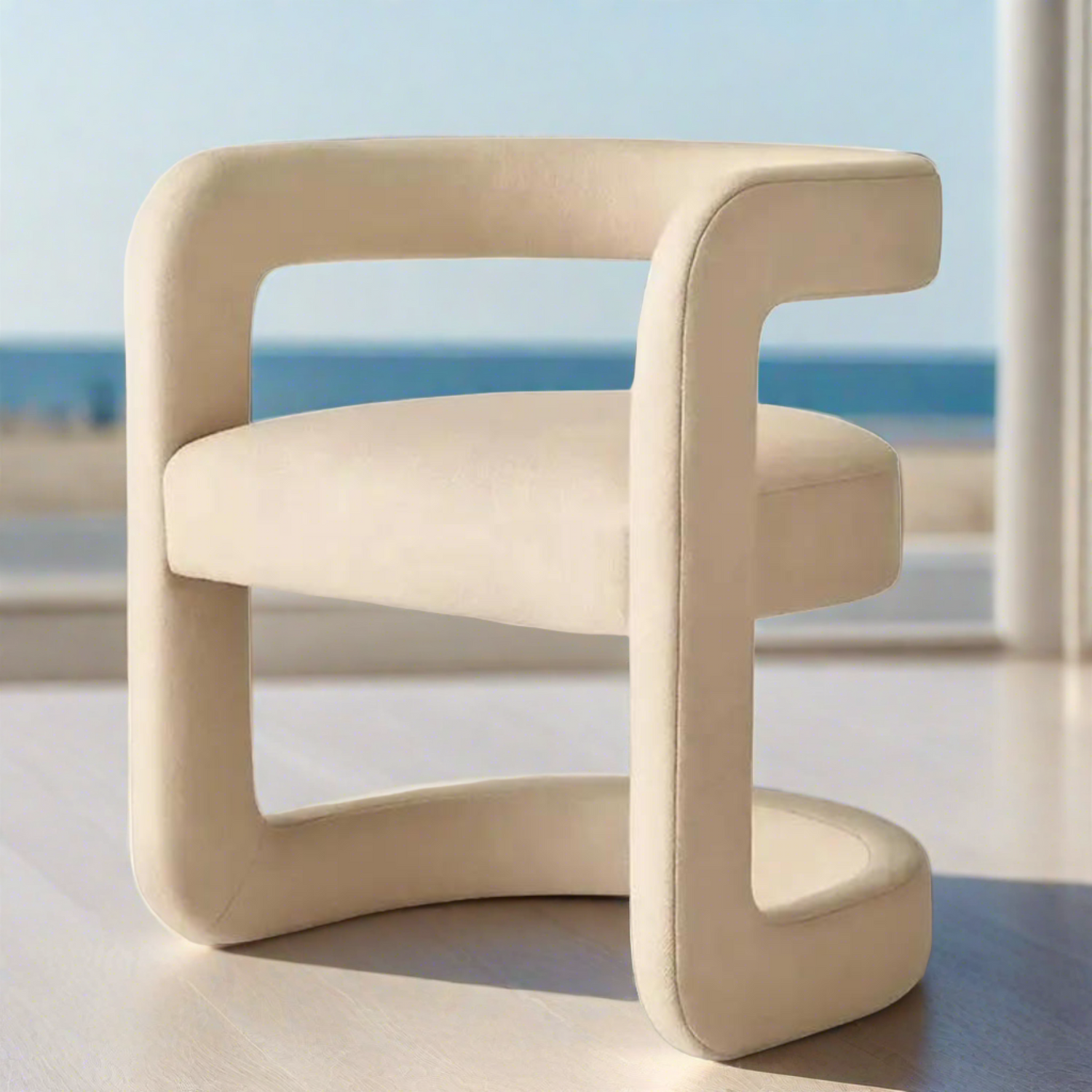 Georgia Dining Chair | Beige Colour -  Ready to Ship