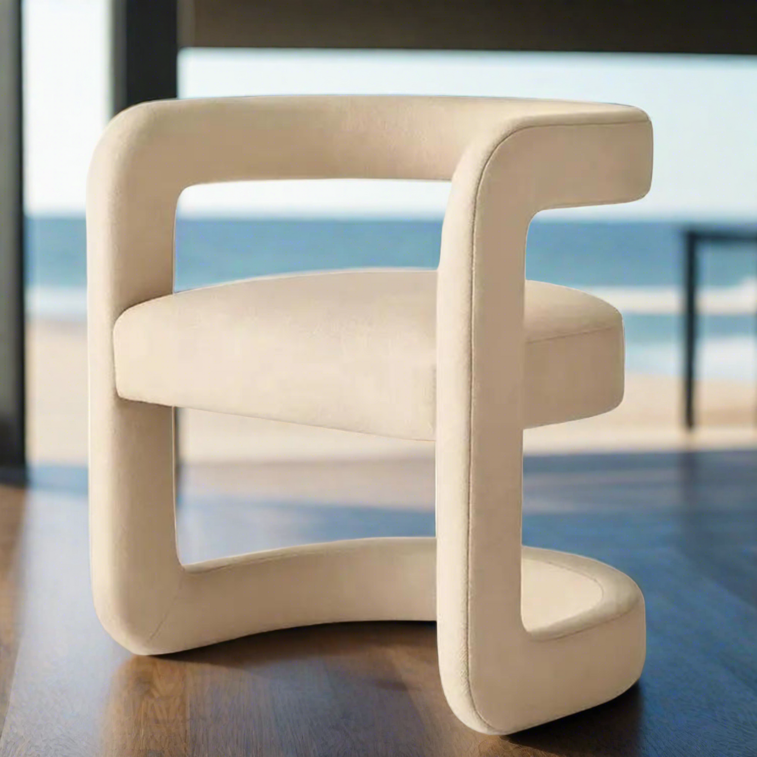 Georgia Dining Chair | Beige Colour -  Ready to Ship