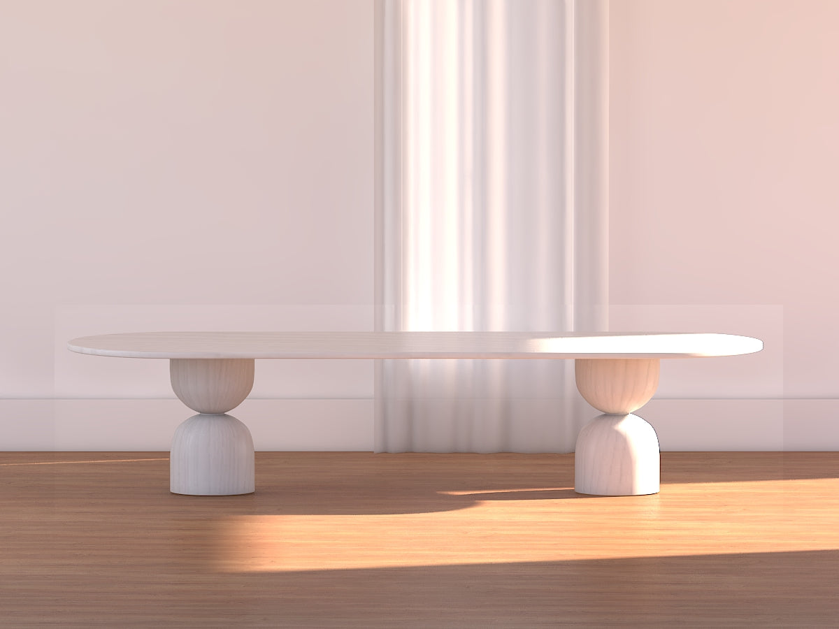 Baobab Oval Wood Dining Table - Ready to Ship