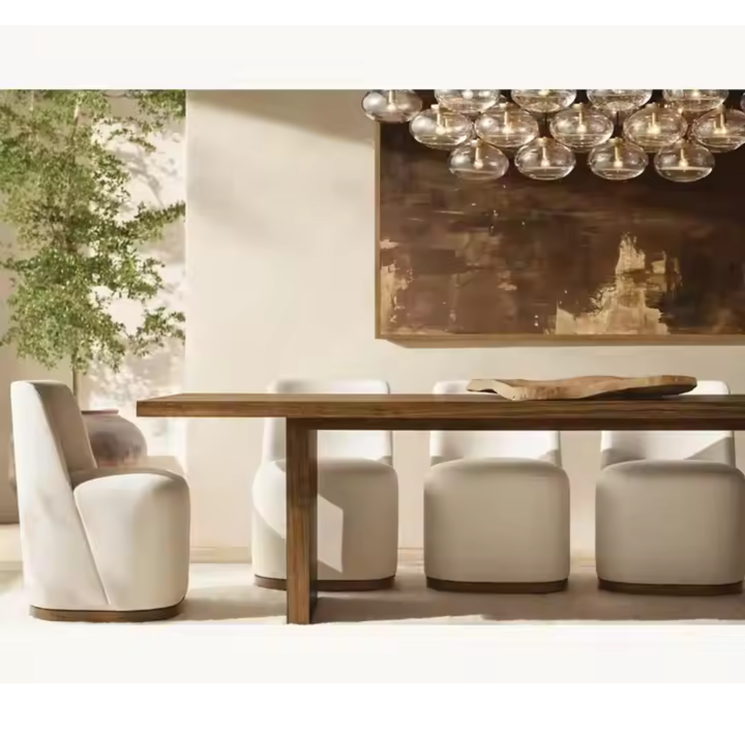 Julietta Upholstered Closed-Back Dining Chair - Ready to Ship