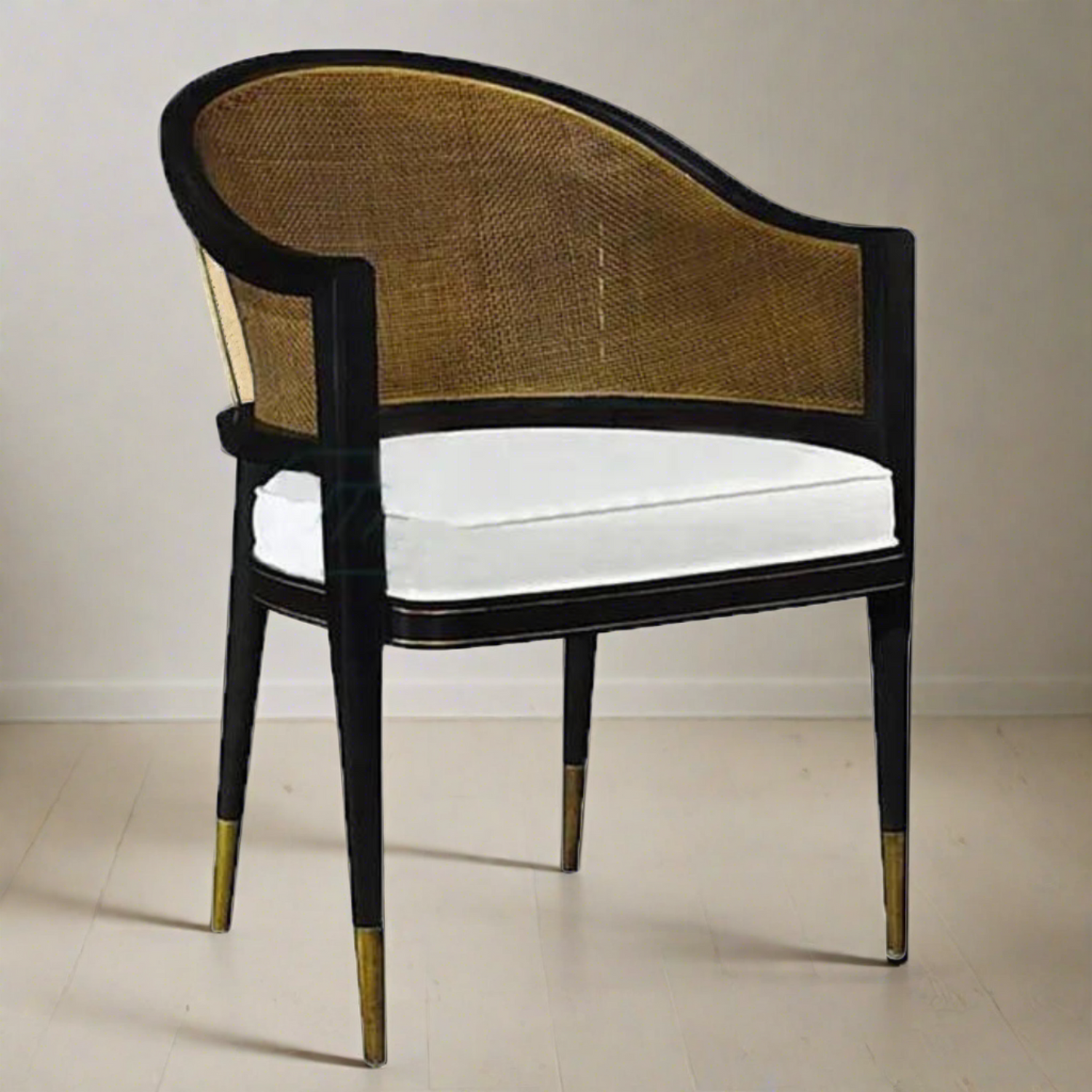 Levanto Nordic Rattan & Wood Dining Chair