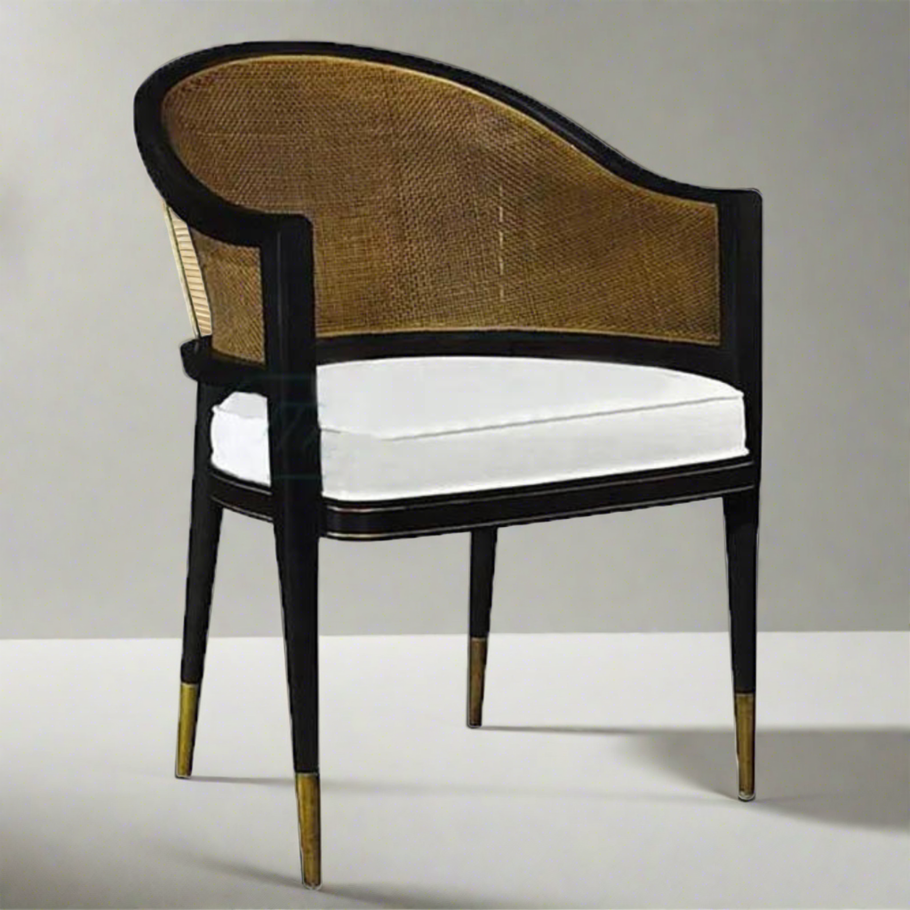 Levanto Nordic Rattan & Wood Dining Chair