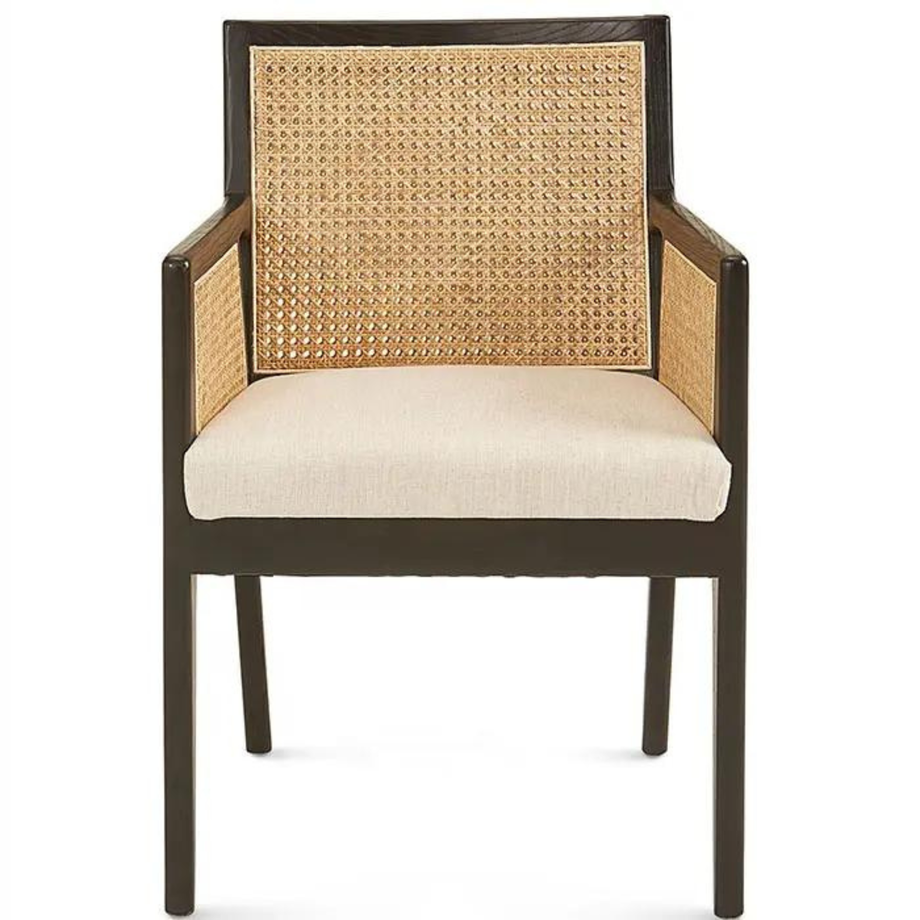 Rinella Nordic Rattan & Wood Dining Chair