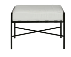 Marine’s Soul Forged Iron Frame Outdoor  Stool B