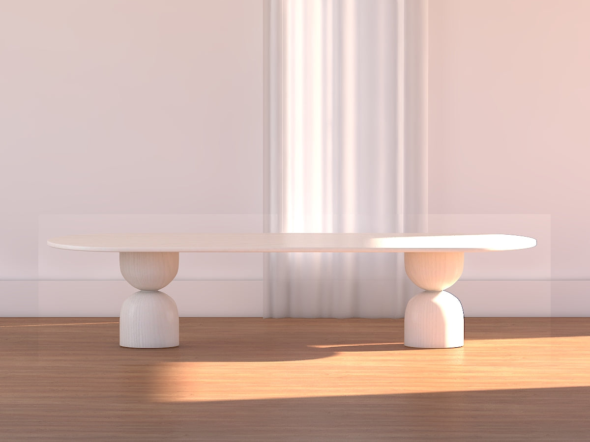 Baobab Oval Wood Dining Table - Ready to Ship