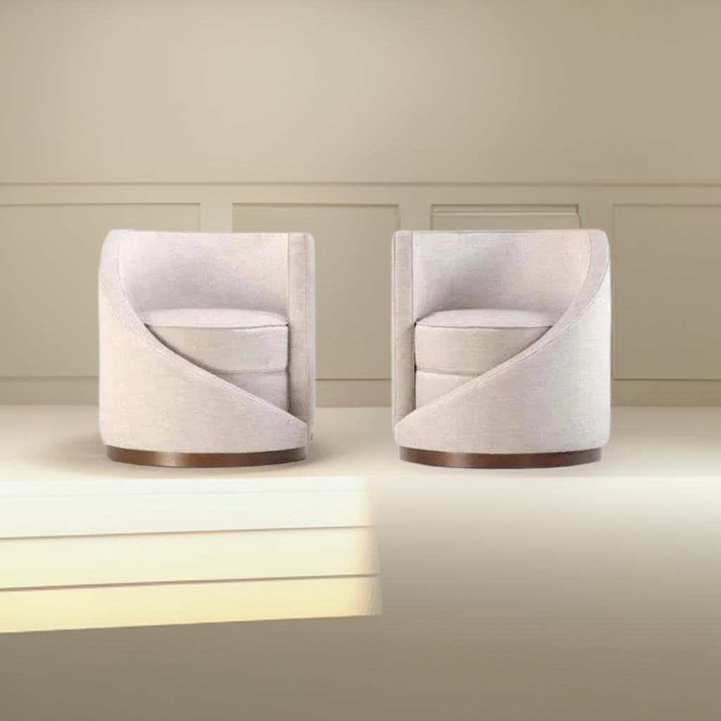 Amalfi Curved Accent Arm Chair