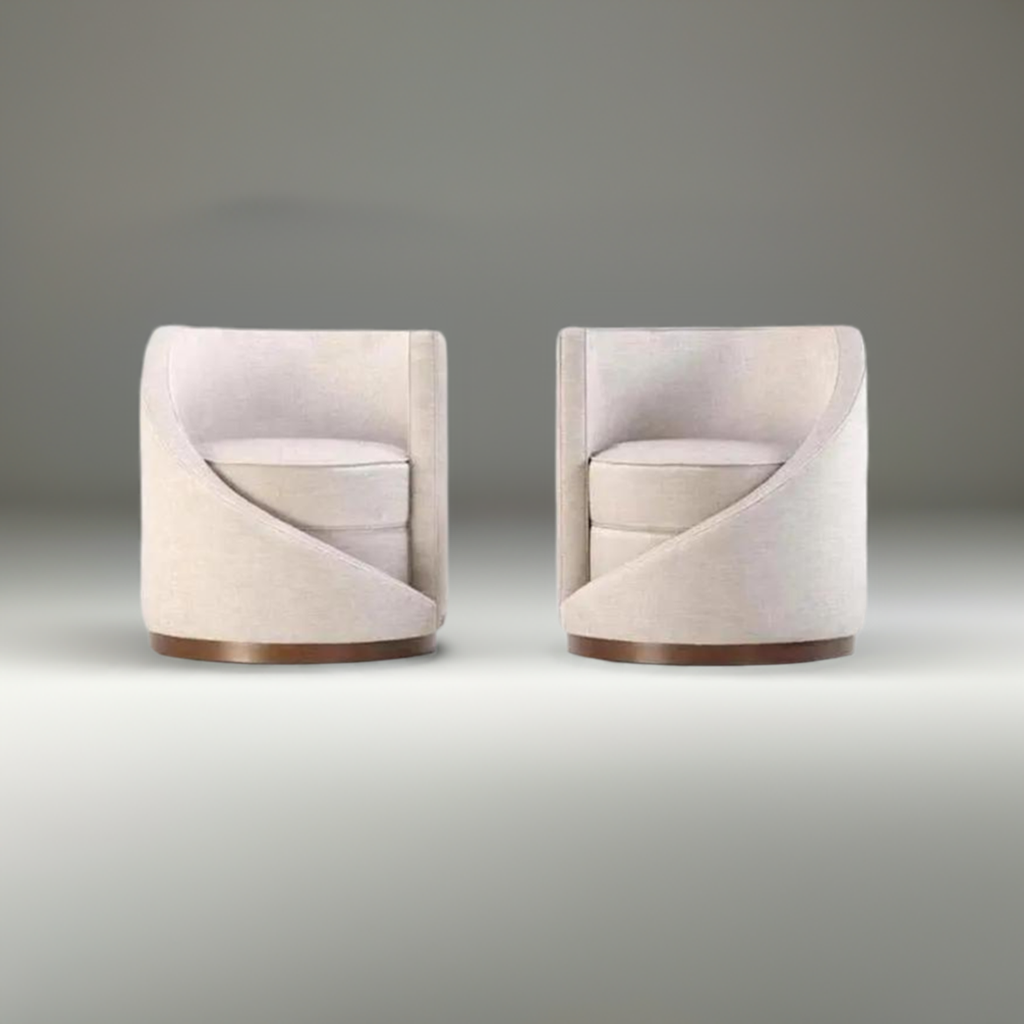 Amalfi Curved Accent Arm Chair