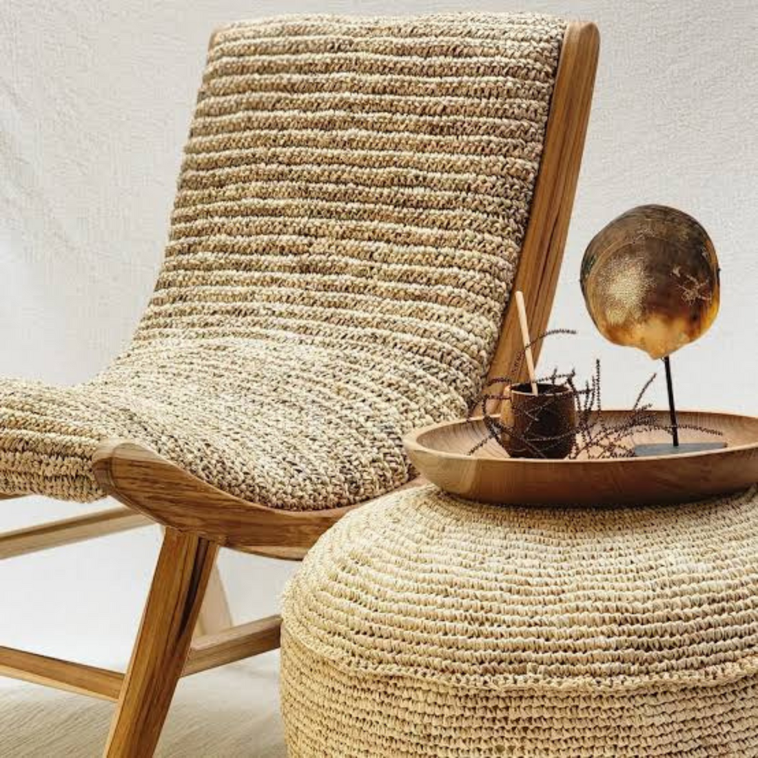 Tidal Occasional Indoor and Outdoor Rattan Lounge Chair -  Ready to Ship