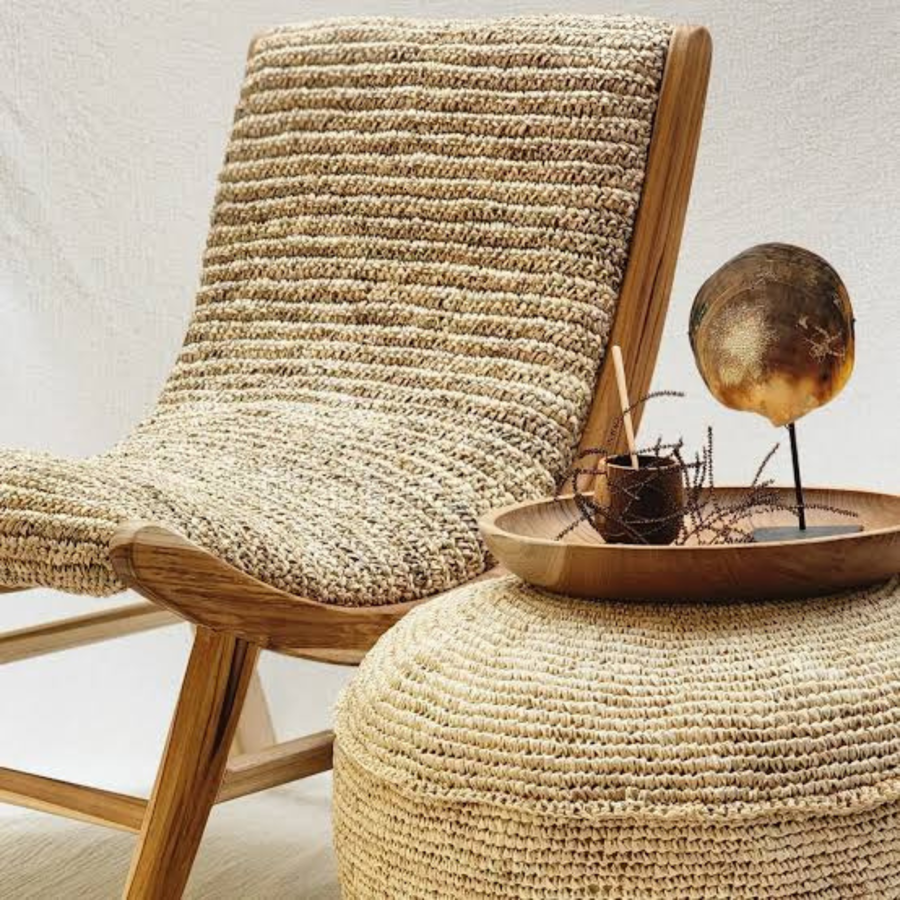 Tidal Occasional Indoor and Outdoor Rattan Lounge Chair -  Ready to Ship