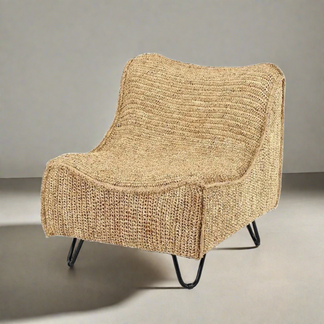 Pompeii Occasional Indoor and Outdoor One Seater Rattan Sofa -  Ready to Ship