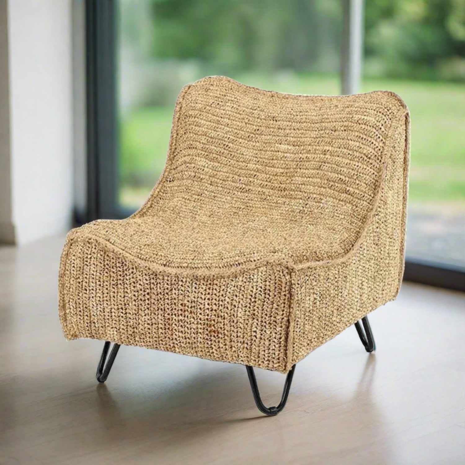 Pompeii Occasional Indoor and Outdoor One Seater Rattan Sofa -  Ready to Ship