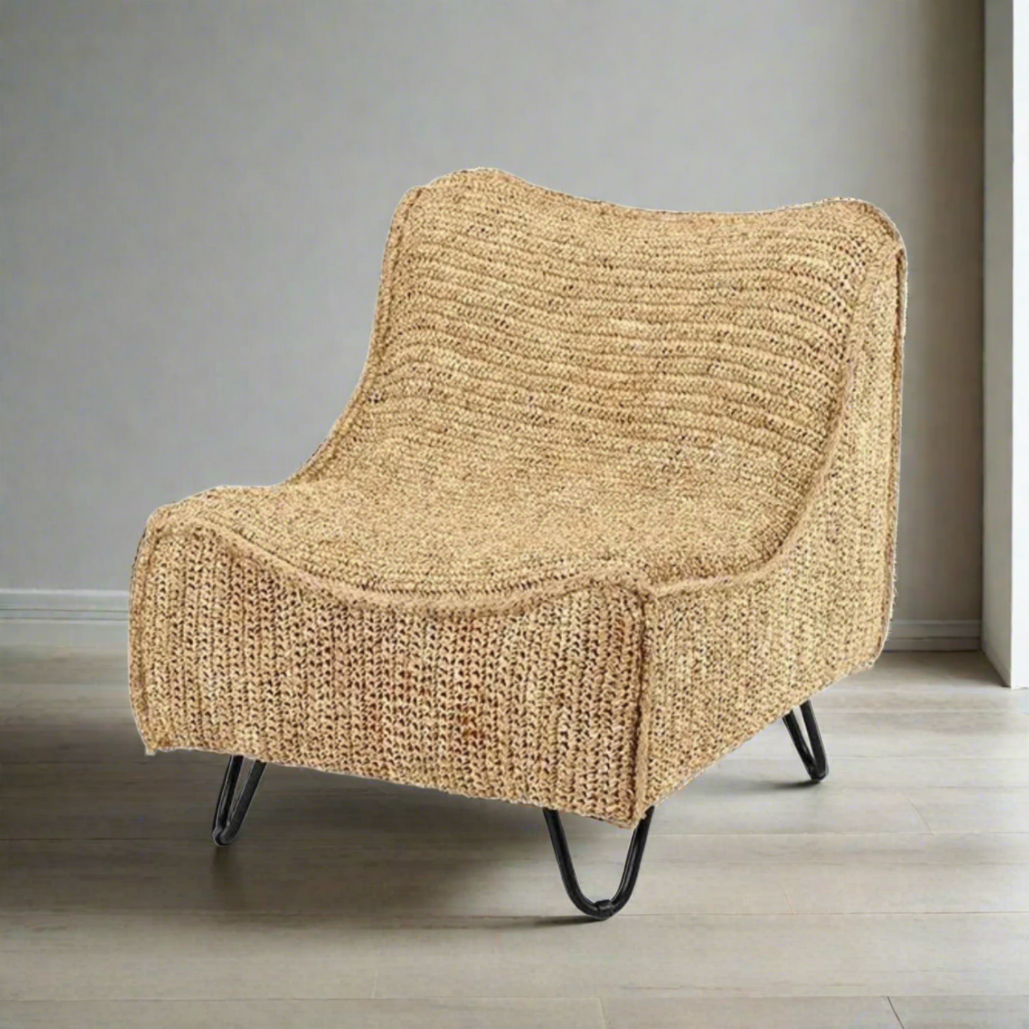 Pompeii Occasional Indoor and Outdoor One Seater Rattan Sofa -  Ready to Ship
