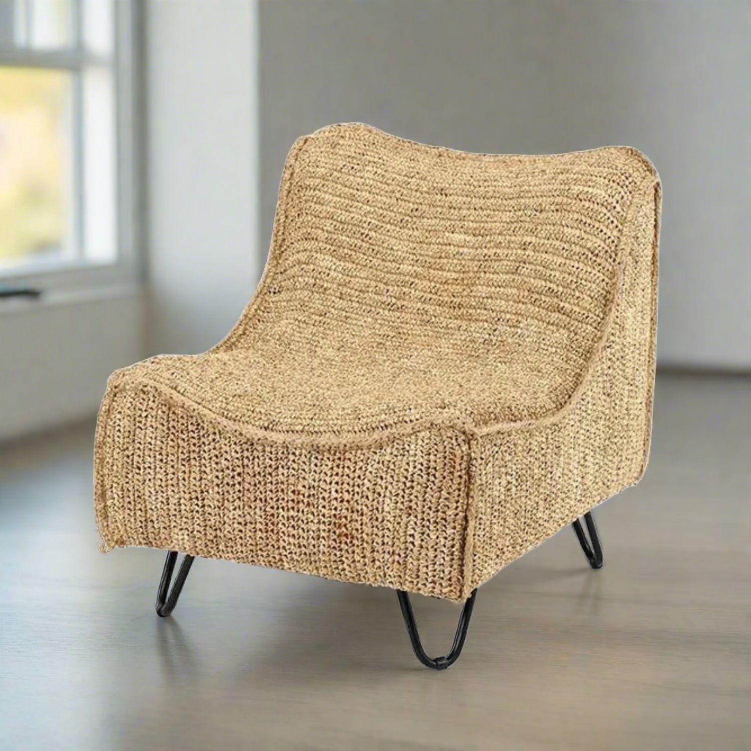 Pompeii Occasional Indoor and Outdoor One Seater Rattan Sofa -  Ready to Ship