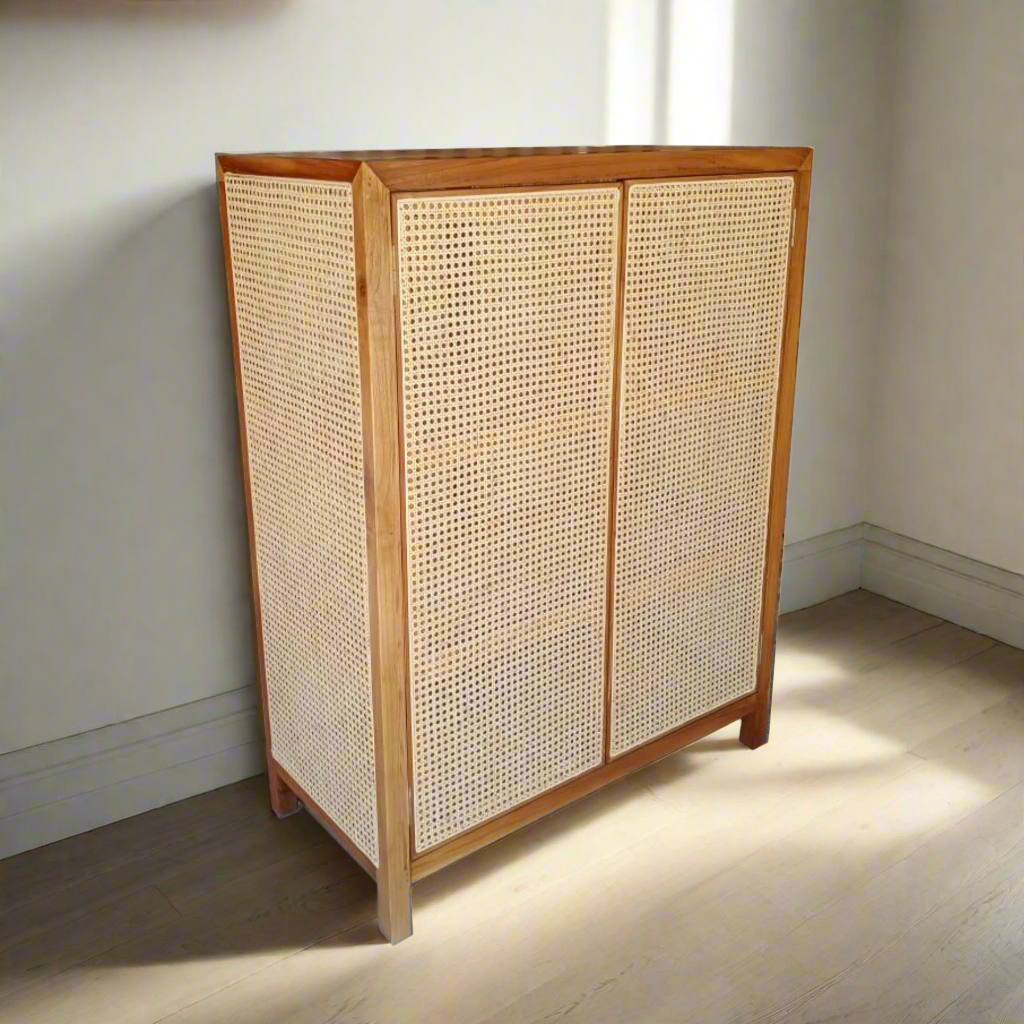 Borneo Ratan Cabinet Living Room &amp; Bedroom -  Ready to Ship