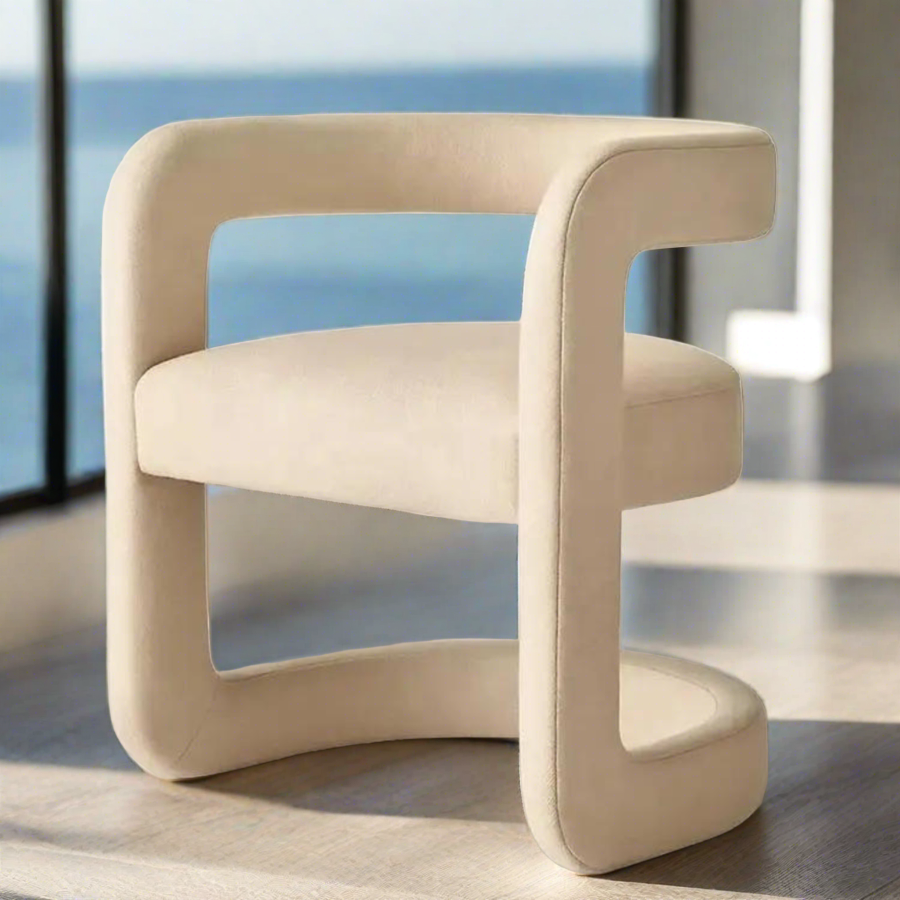Georgia Dining Chair | Beige Colour -  Ready to Ship