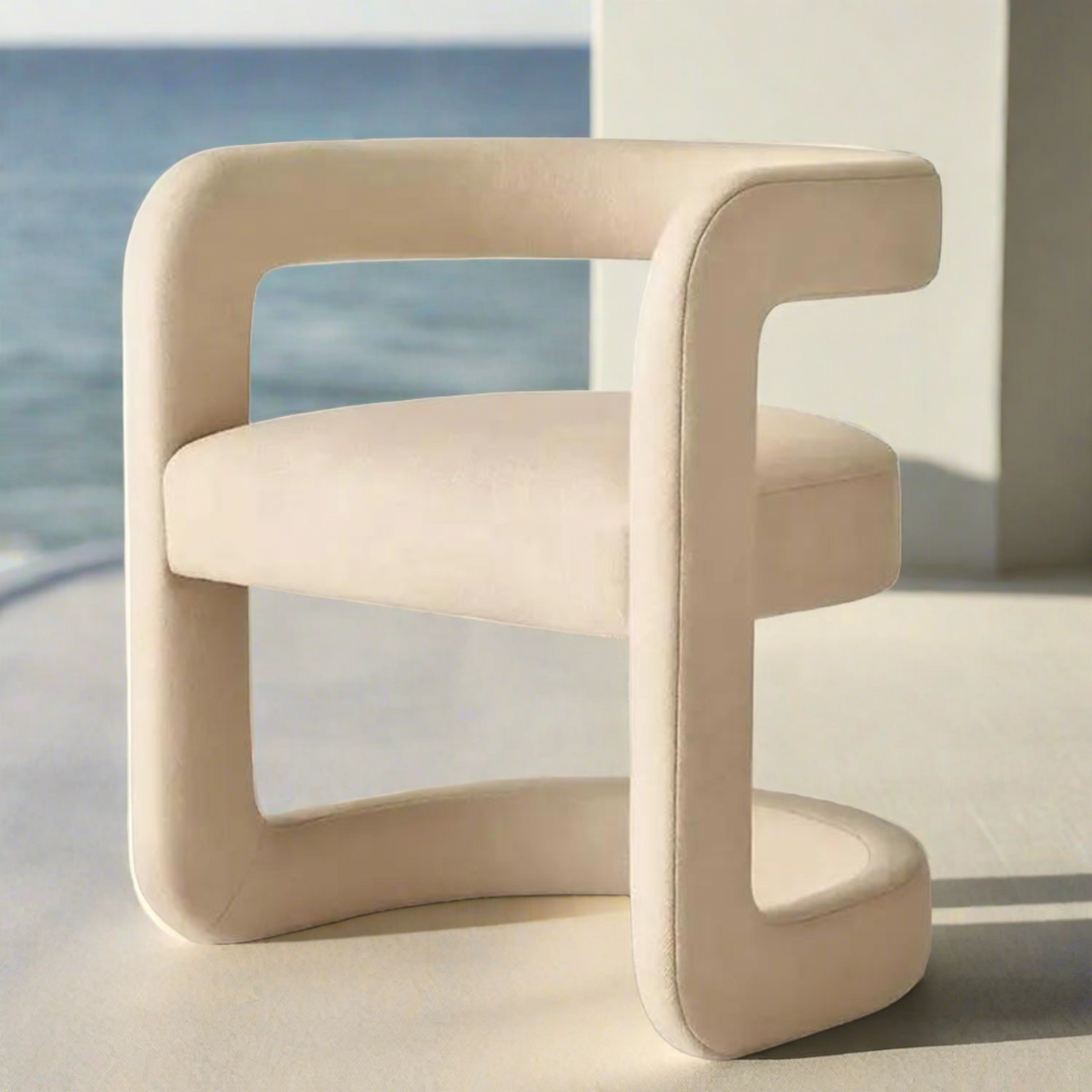 Georgia Dining Chair | Beige Colour -  Ready to Ship