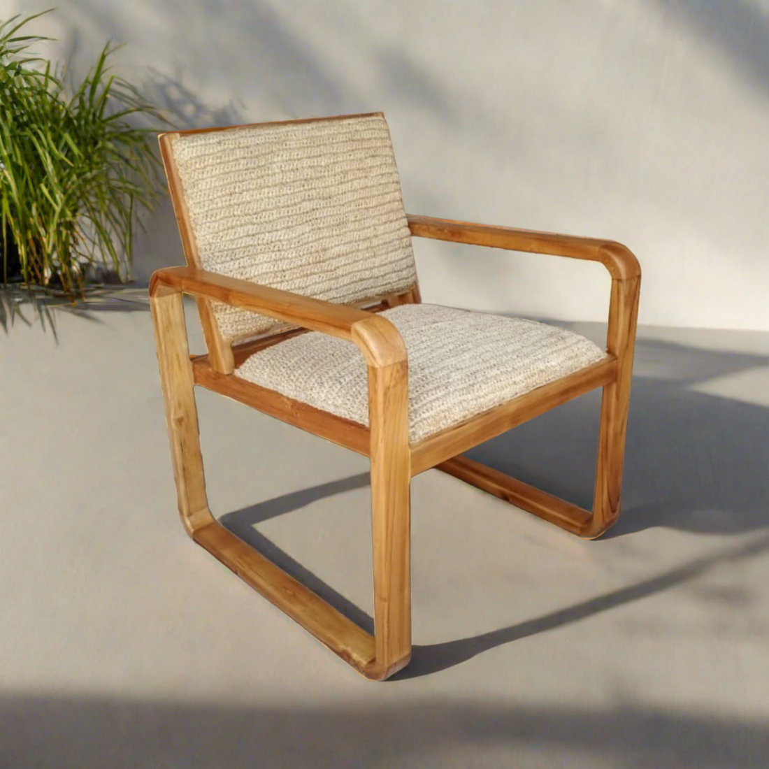 Pierre Occasional Indoor and Outdoor Rattan Lounge Chair -  Ready to Ship