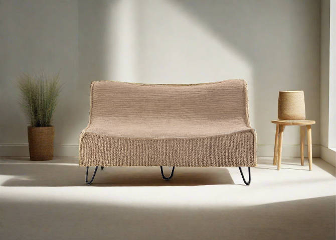 Pompeii Occasional Indoor and Outdoor Two Seater Rattan Sofa -  Ready to Ship
