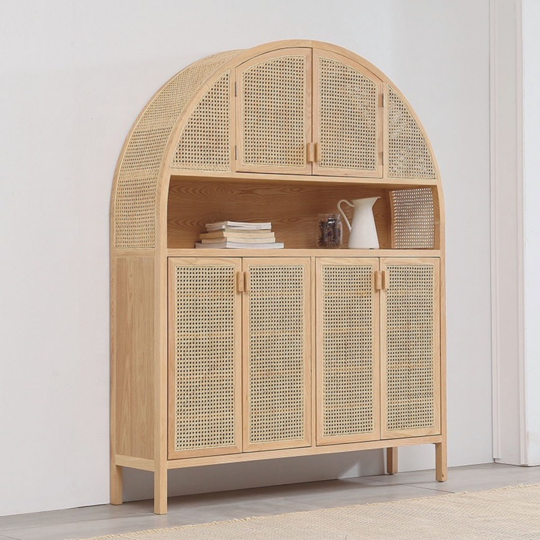Seville Arch Ratan Cabinet  Living Room &amp; Bedroom (6838948790454)