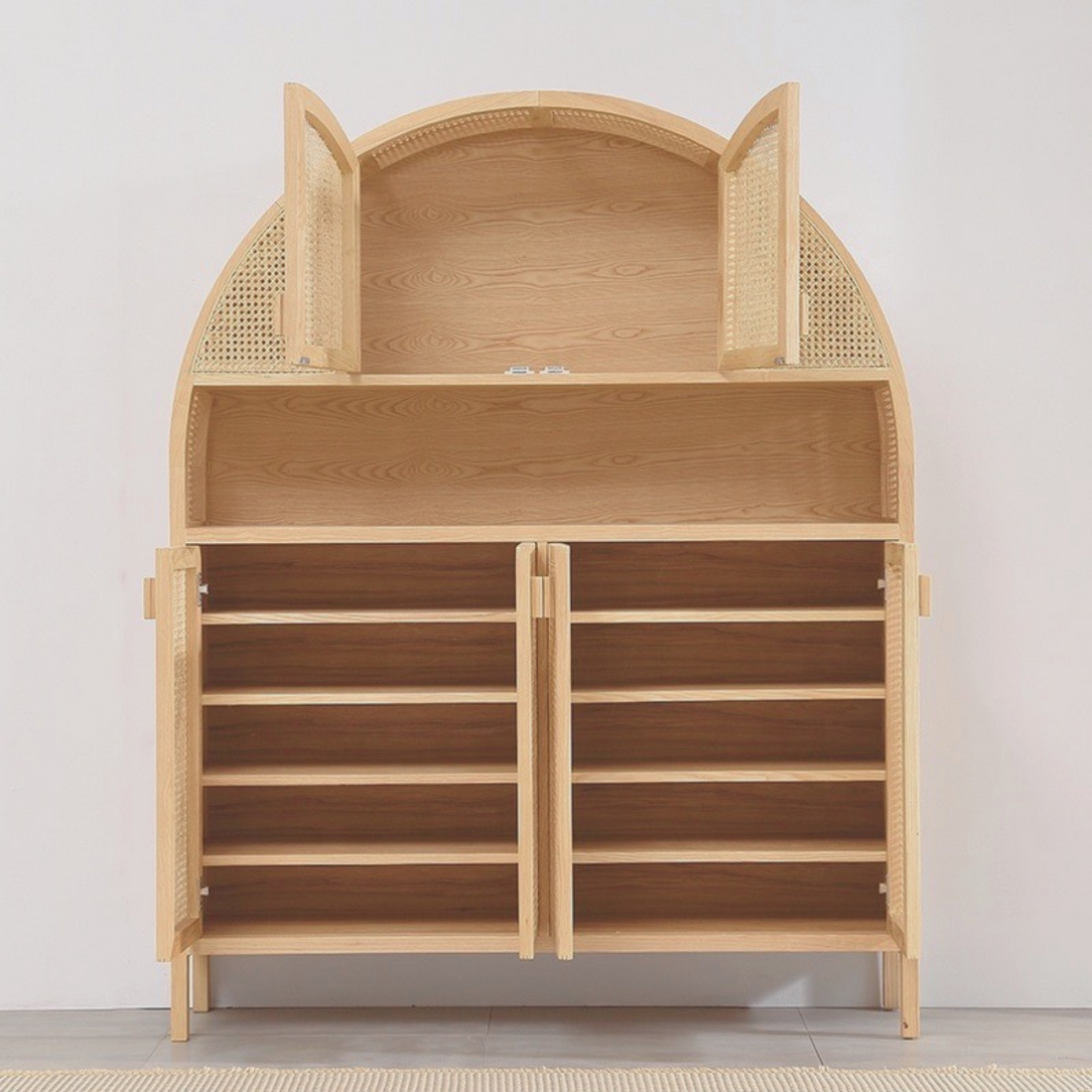 Seville Arch Ratan Cabinet  Living Room & Bedroom (6838948790454)