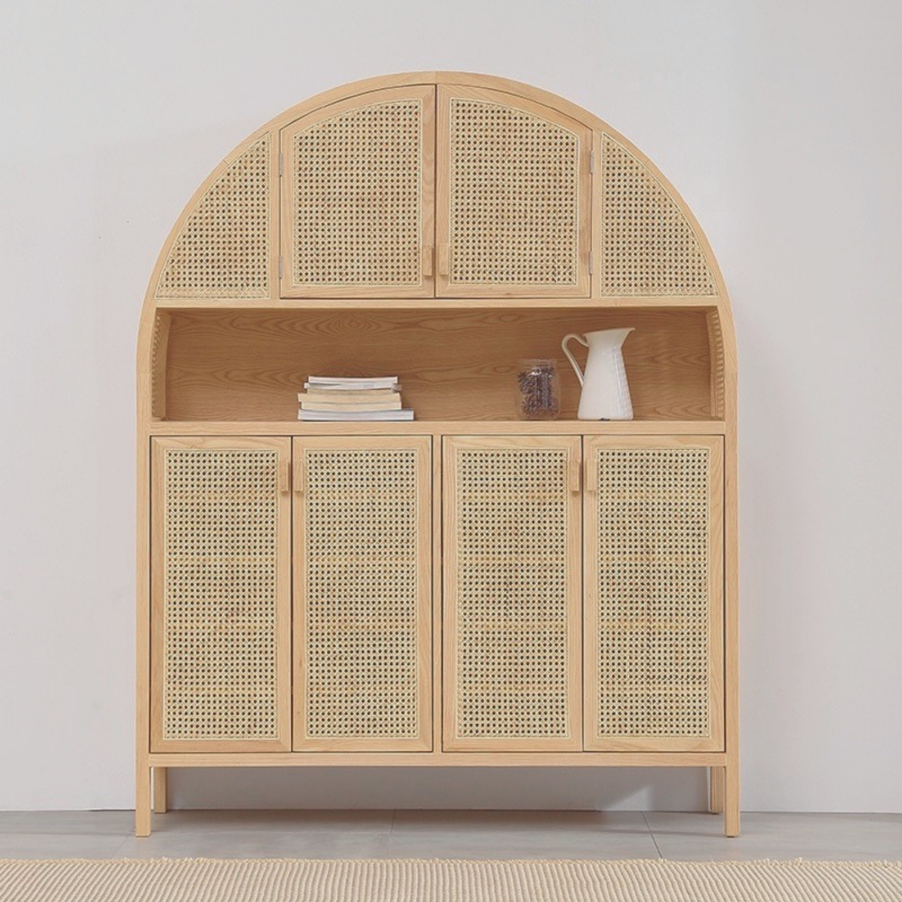 Seville Arch Ratan Cabinet  Living Room &amp; Bedroom (6838948790454)