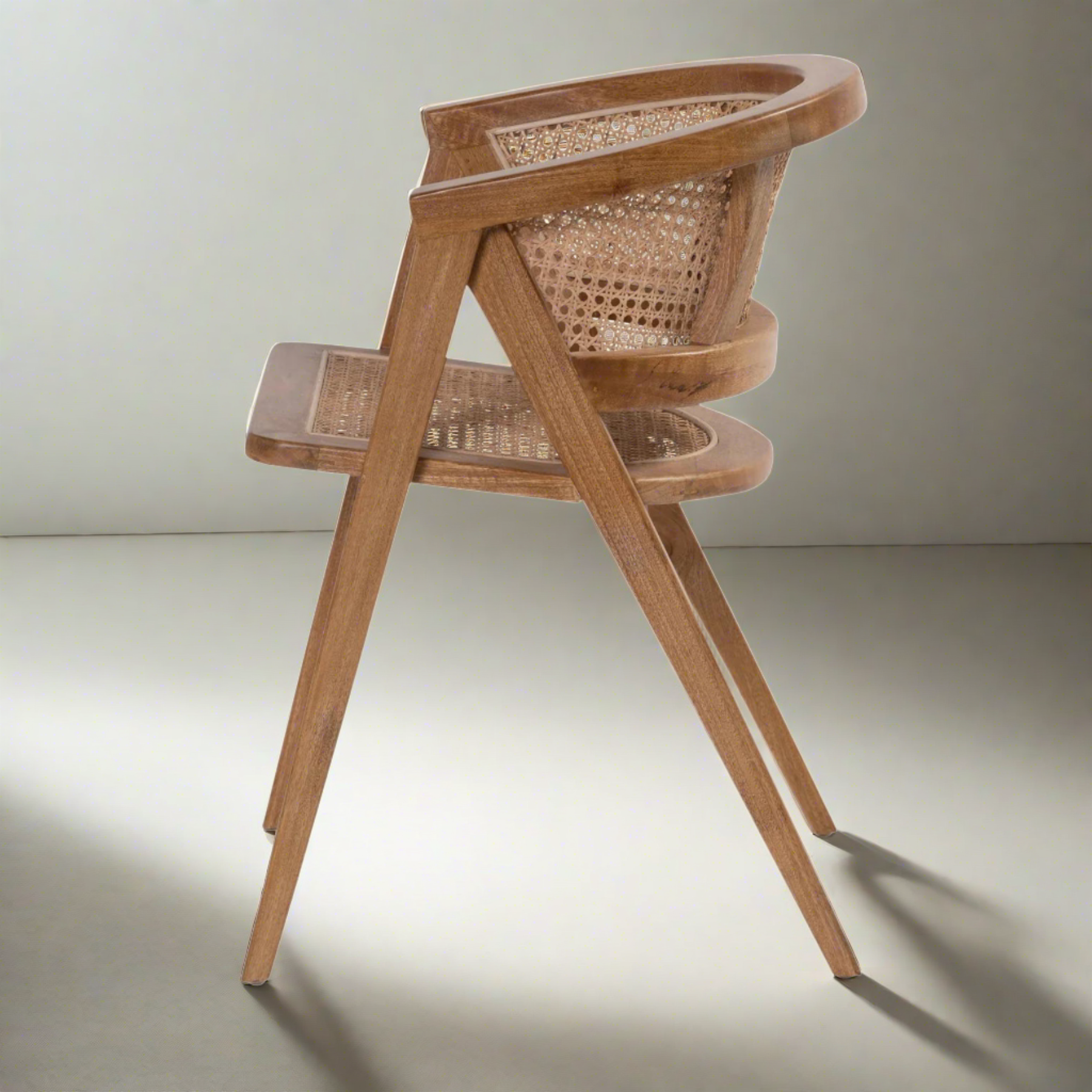 Tivoli Rattan &amp; Wood Dining Chair -  Ready to Ship