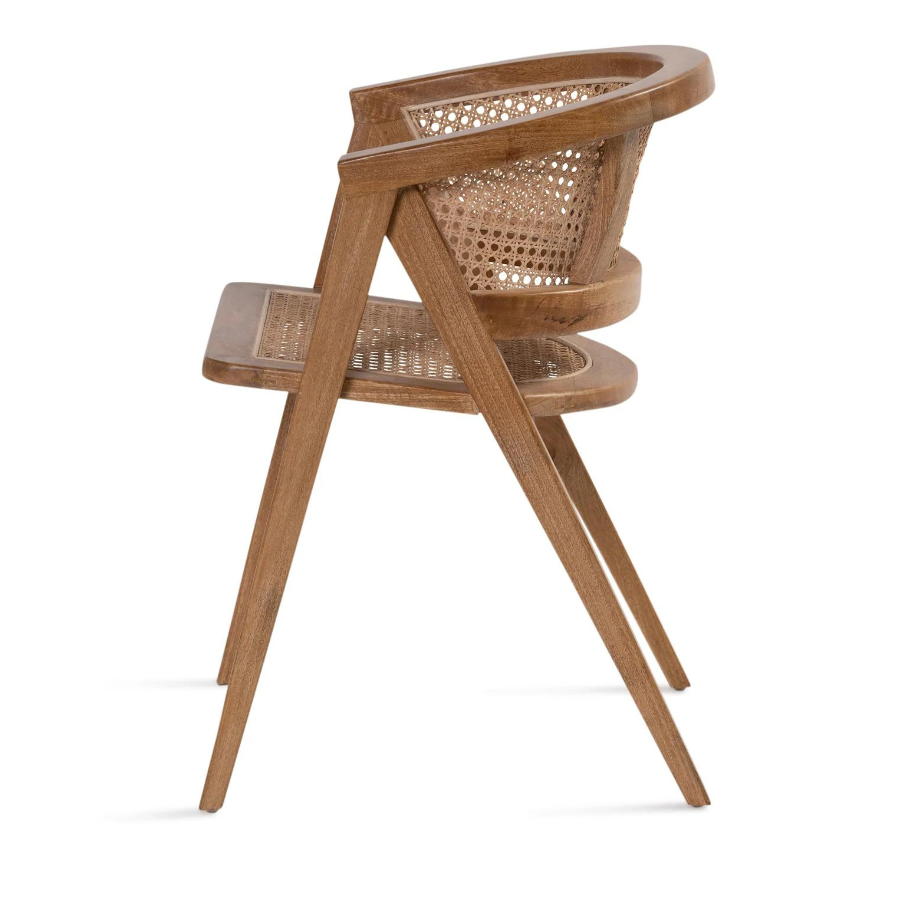 Tivoli Rattan &amp; Wood Dining Chair -  Ready to Ship